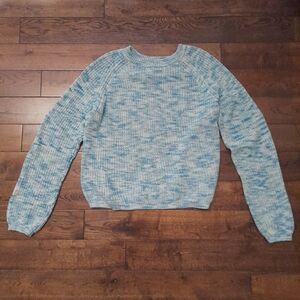 Only Blue Marled Crewneck Sweater